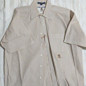 Tommy Hilfiger Men’s Short-Sleeve Button-Down Shirt – Size 17 / Large